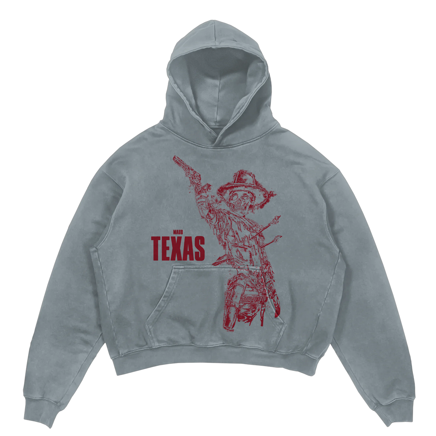 Texas Hoodie - Sage - Front
