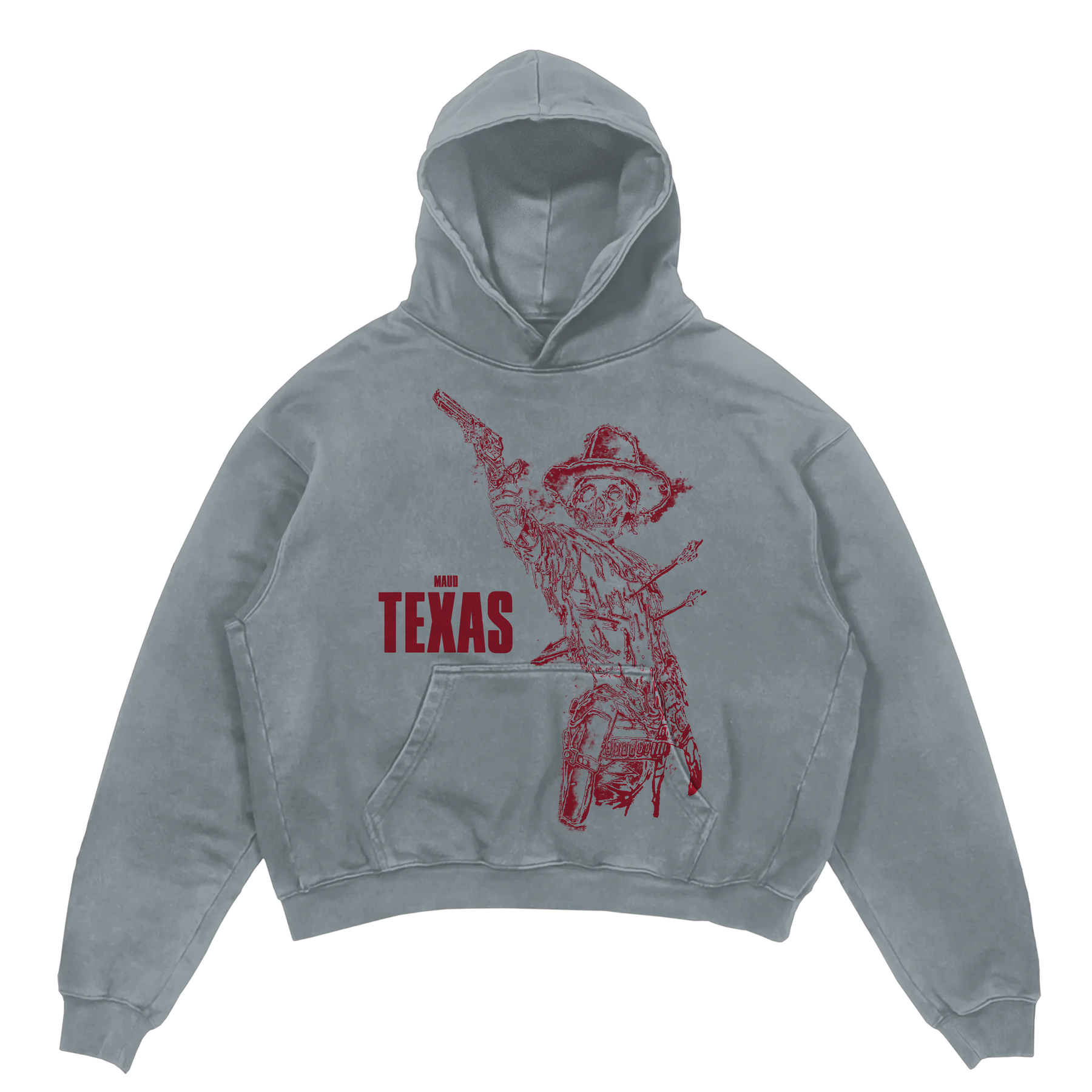 Texas Hoodie - Sage - Front