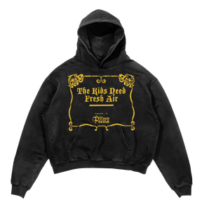 The End Hoodie - Black - Front