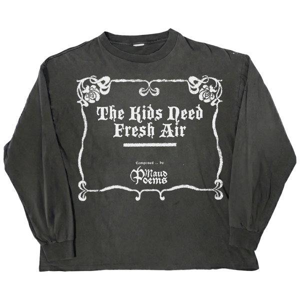 The End L/S Tee - Black - Front