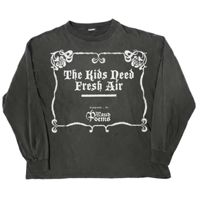 The End L/S Tee - Black - Front