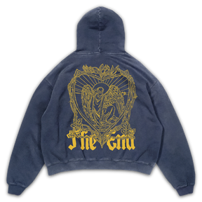 The End Hoodie - Blue - Back