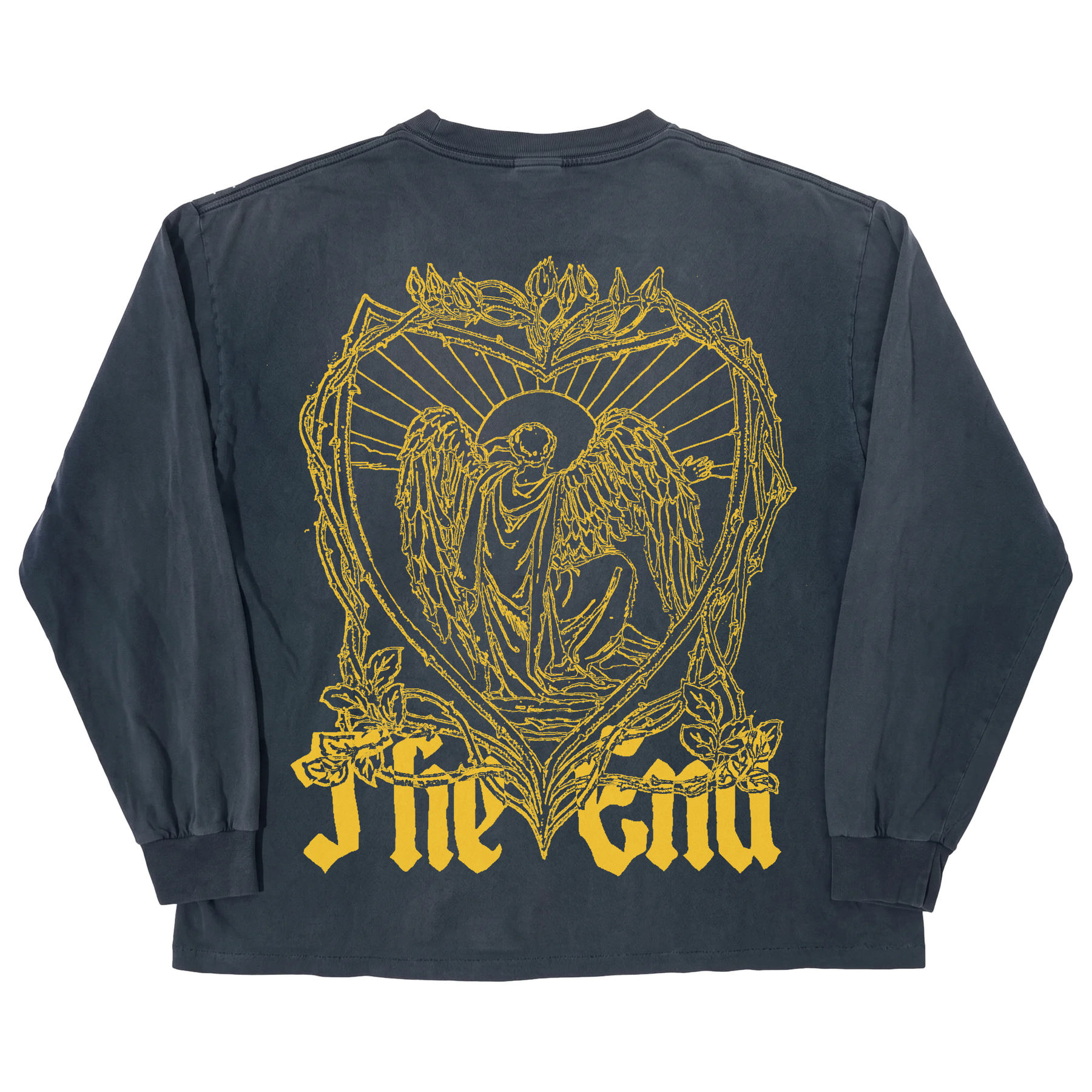 The End L/S Tee - Blue - Back
