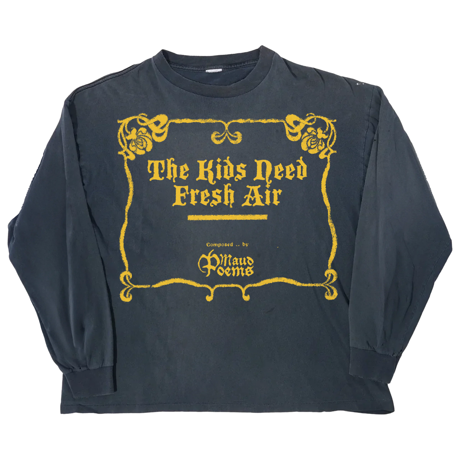 The End L/S Tee - Blue - Front
