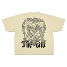 The End Drop Tee - Cream - Back