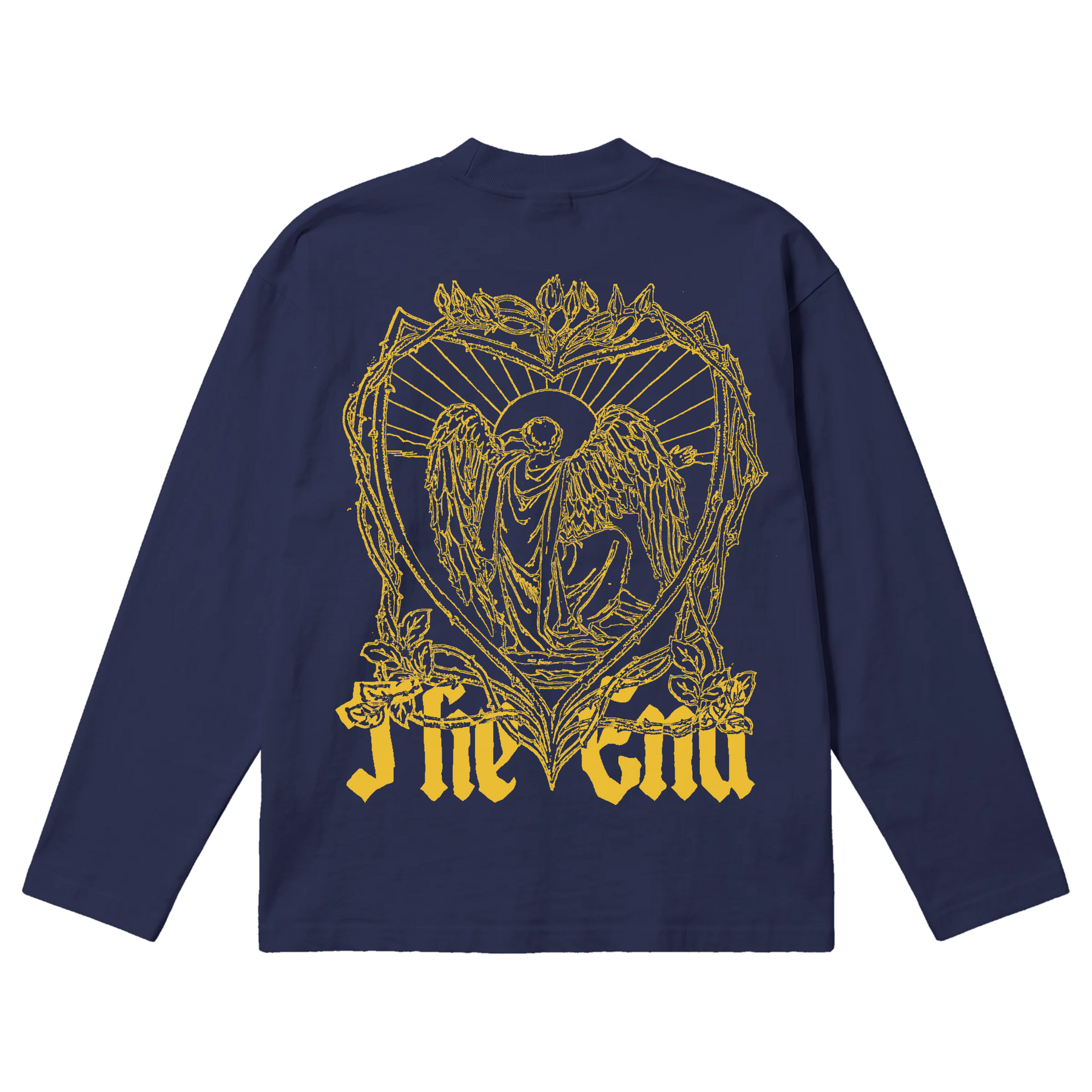 The End Baggy L/S Tee - Blue - Back