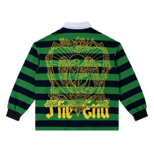 The End Stripe Polo - Green - Back
