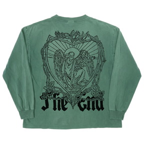 The End L/S Tee - Green - Back