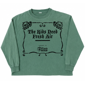 The End L/S Tee - Green - Front