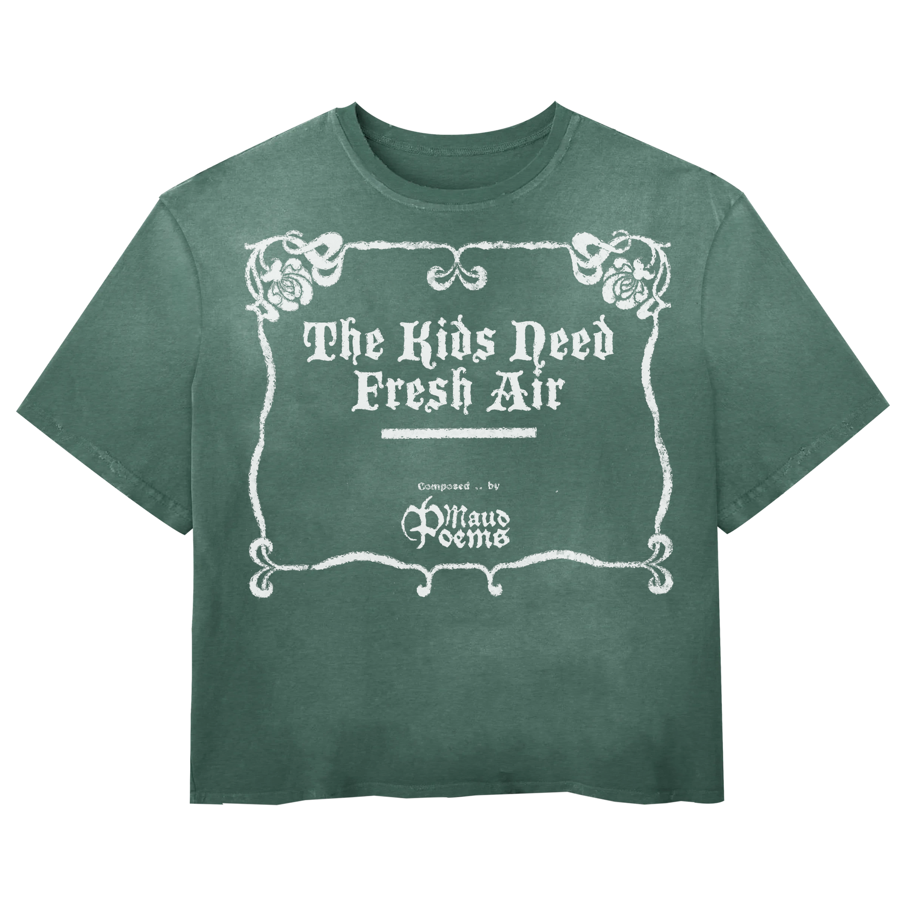 The End Tee - Green - Front