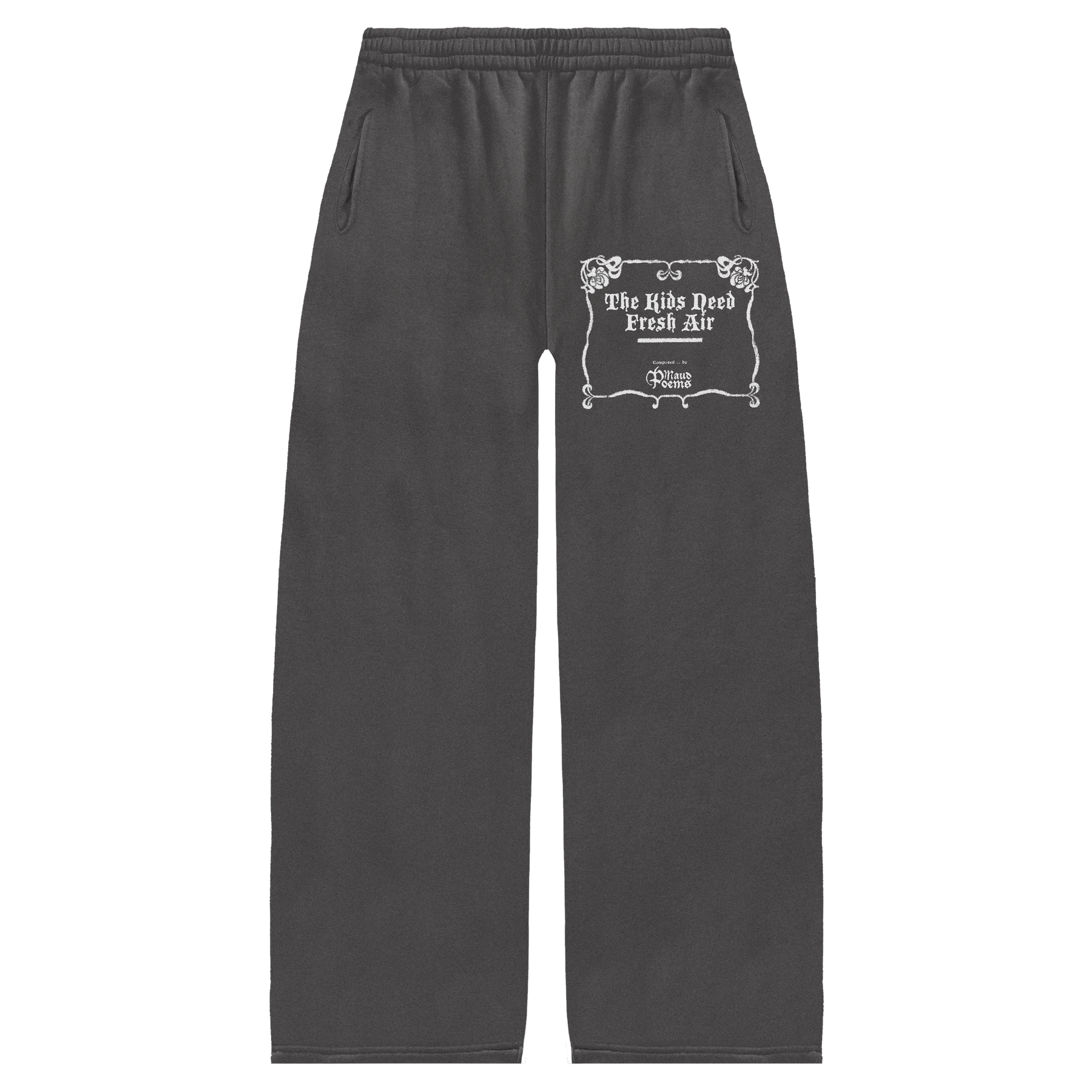 The End Baggy Sweatpants - Grey - Front