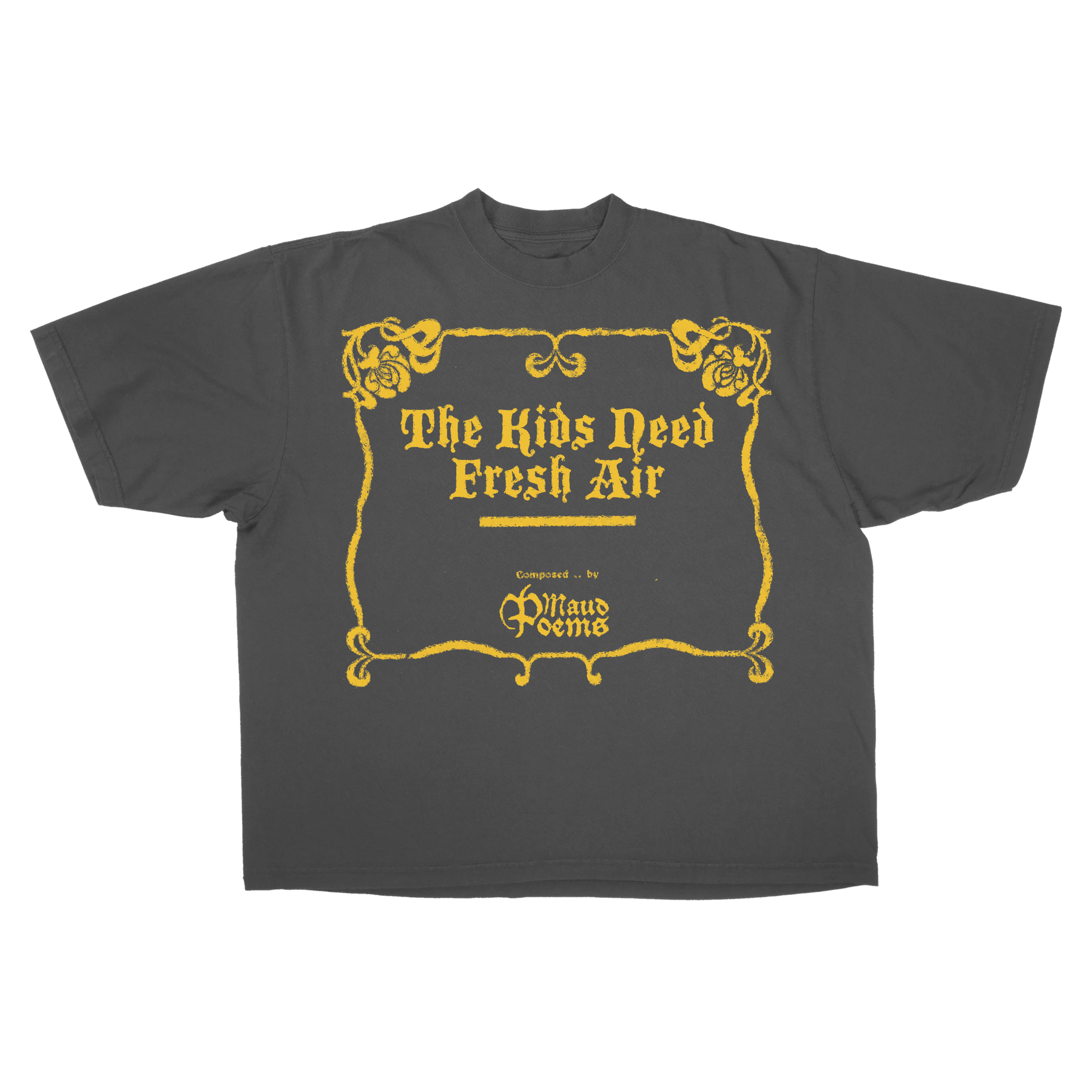 The End Drop Tee - Grey - Front