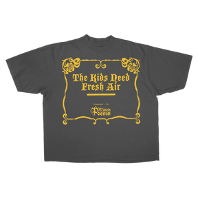 The End Drop Tee - Grey - Front