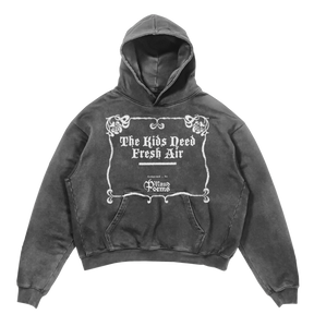 The End Hoodie - Grey - Front
