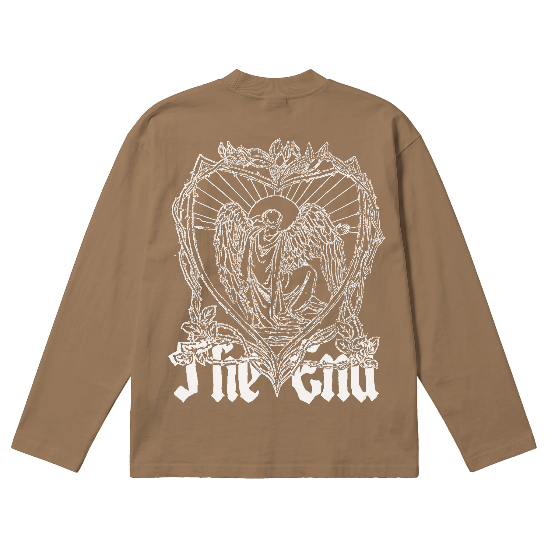 The End Baggy L/S Tee - Latte - Back