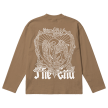 The End Baggy L/S Tee - Latte - Back