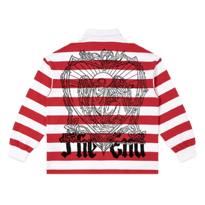 The End Stripe Polo - Red - Back