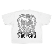 The End Drop Tee - White - Back