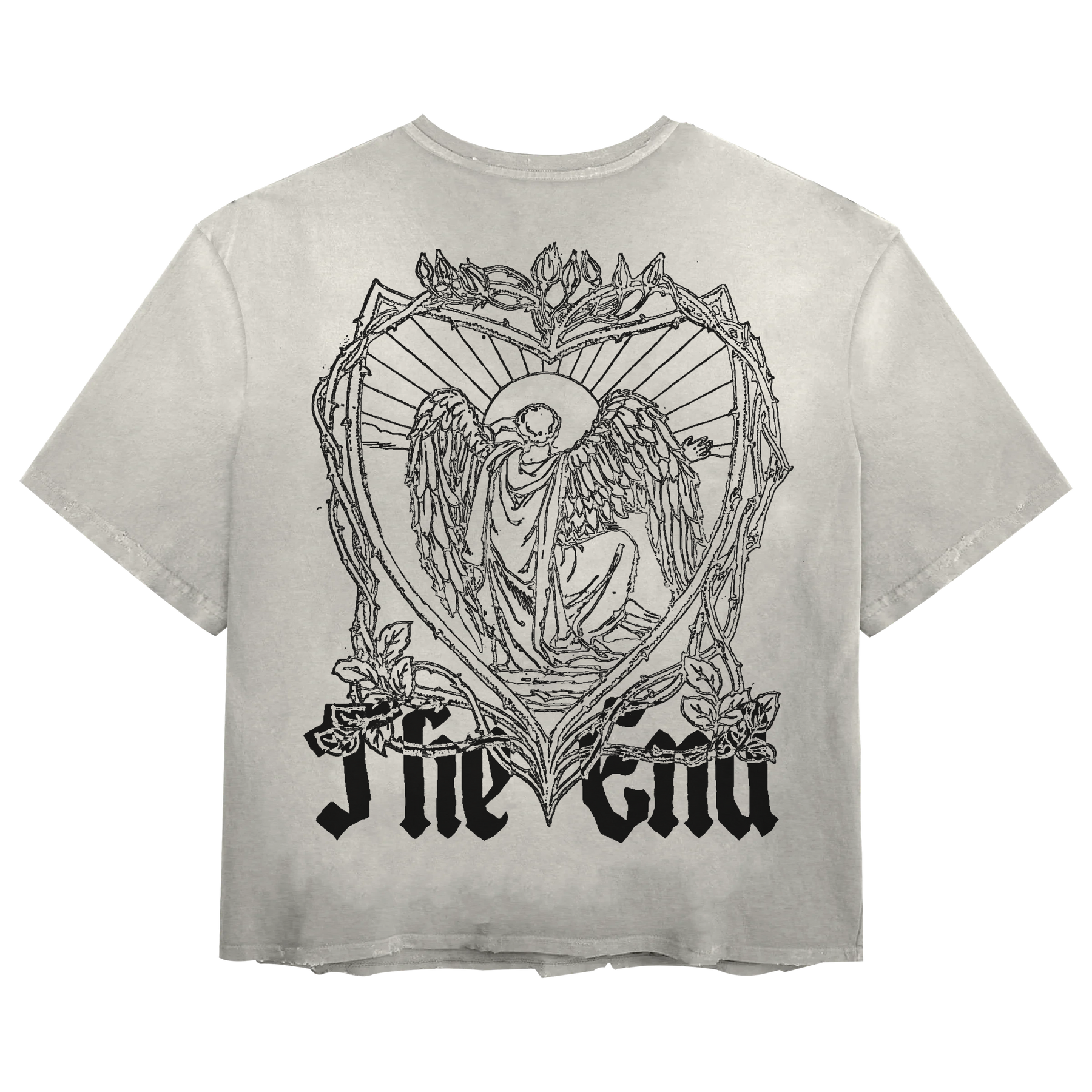 The End Tee - White - Back