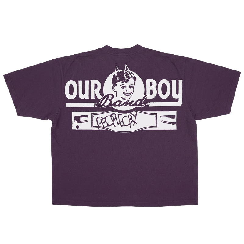 Violet Dye Tee (White Graphics)