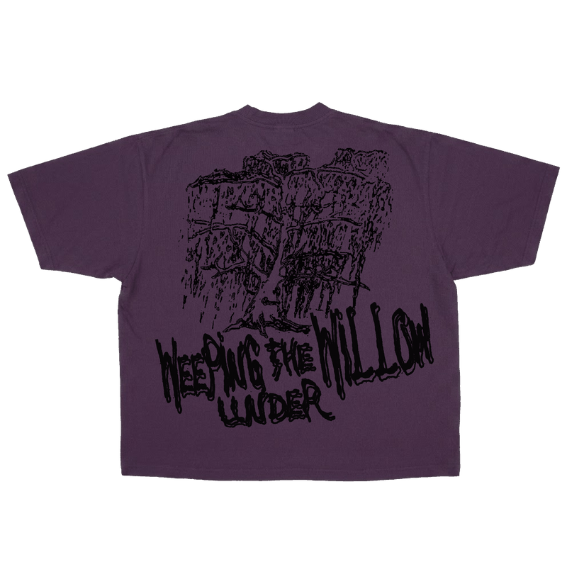 Violet Dye Tee (Black Graphics)