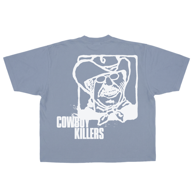Aqua Dye Tee (White Graphics)