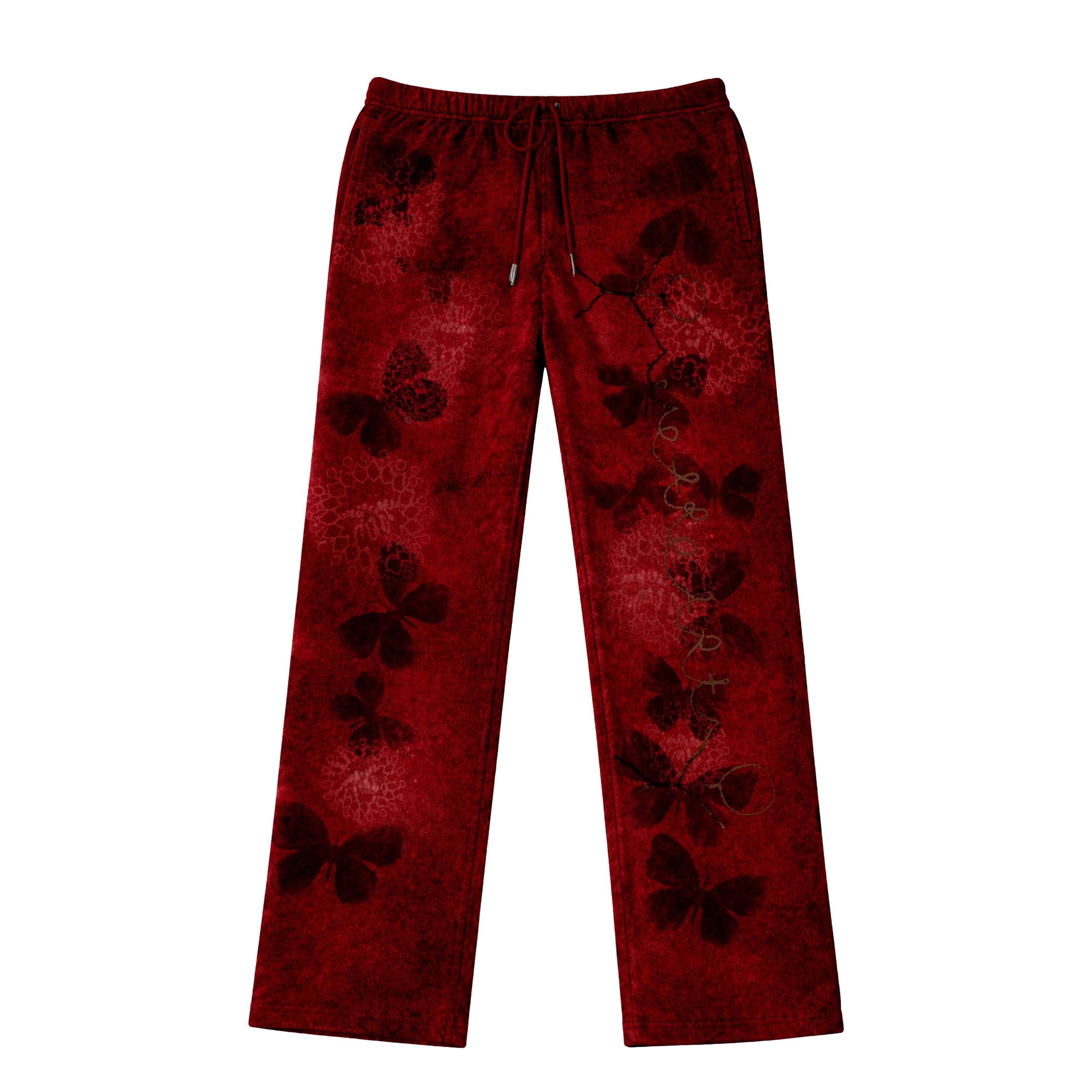 V3 BUTTERFLY WIDE LEG SWEATPANTS