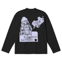 Valentine Baggy L/S Tee - Black - Front