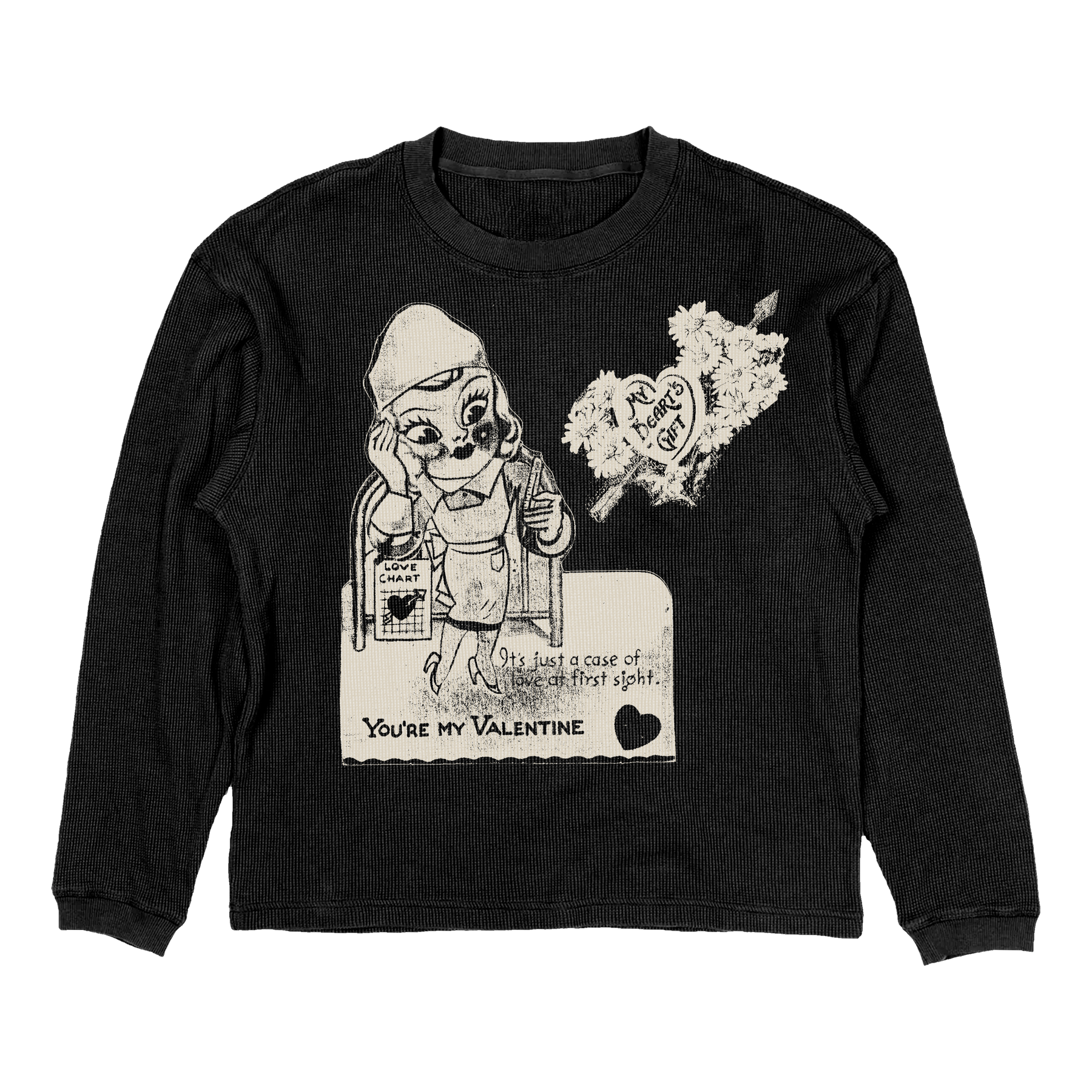 Valentine Thermal - Black - Front