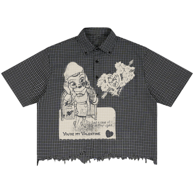 Valentine Distress Button Up - Front