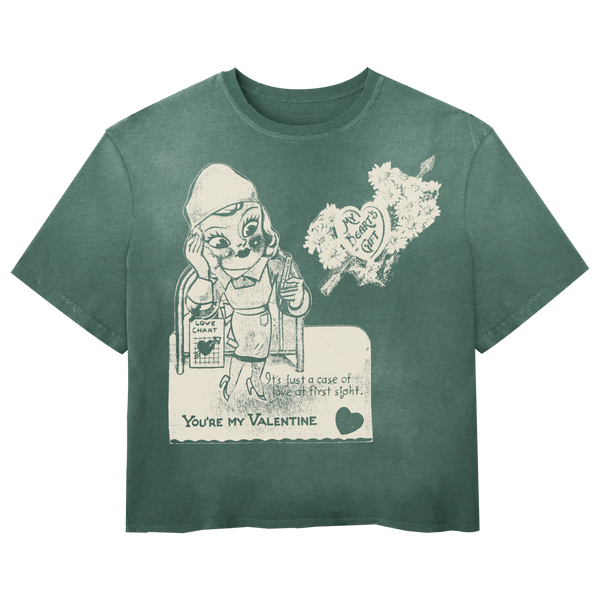 Valentine Tee - Green - Front