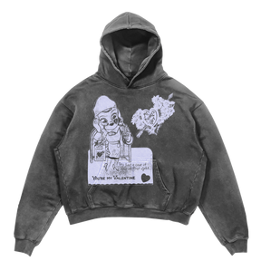 Valentine Hoodie - Grey - Front