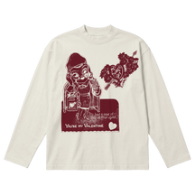 Valentine Baggy L/S Tee - Off White - Front