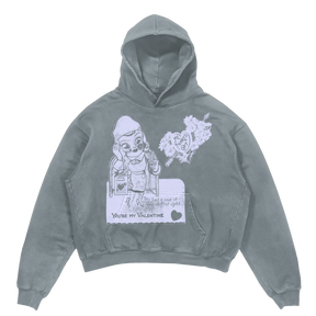 Valentine Hoodie - Sage - Front
