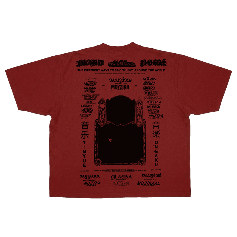 Sunshine Dye Tee (Black Graphics)