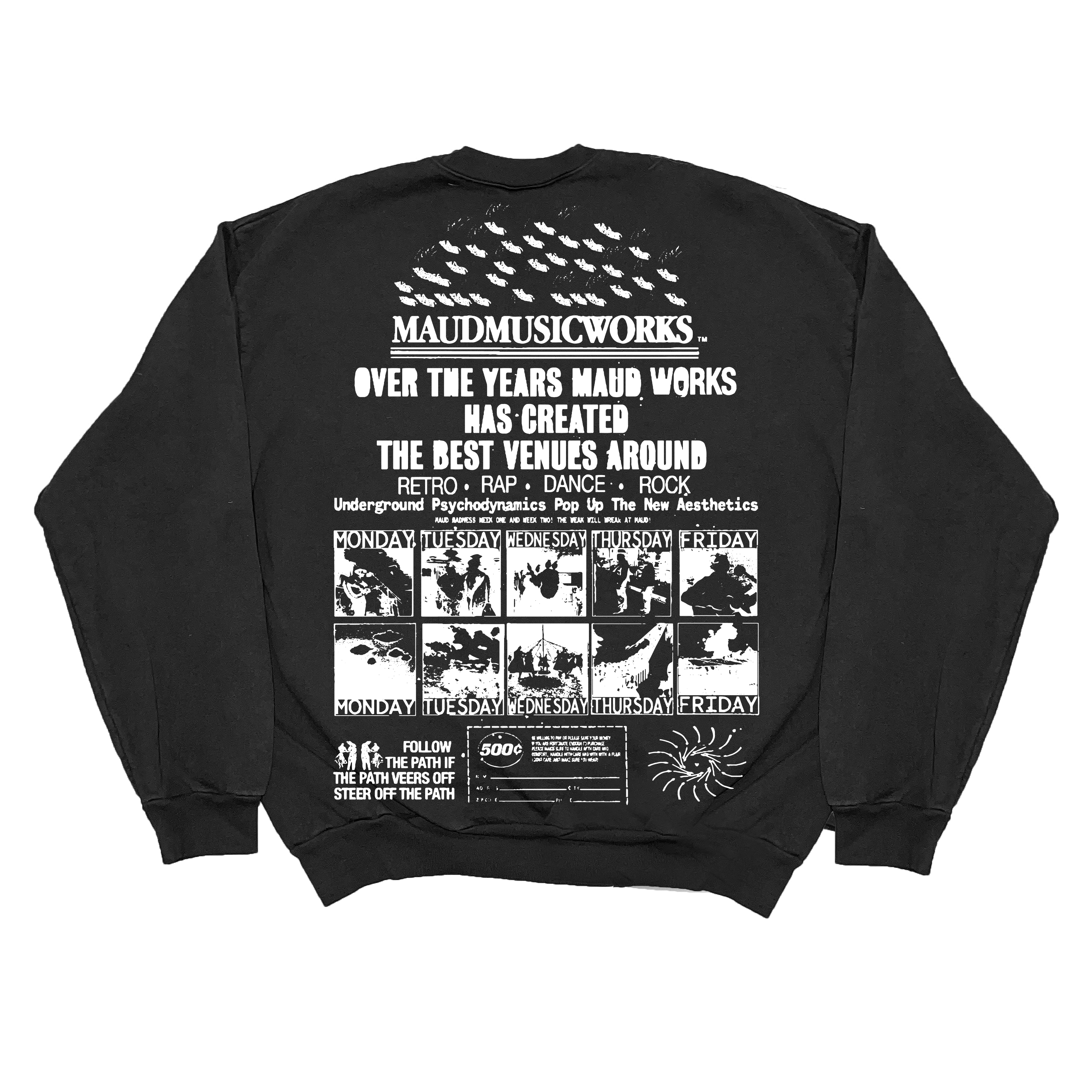 MUSIC WORKS CREWNECK